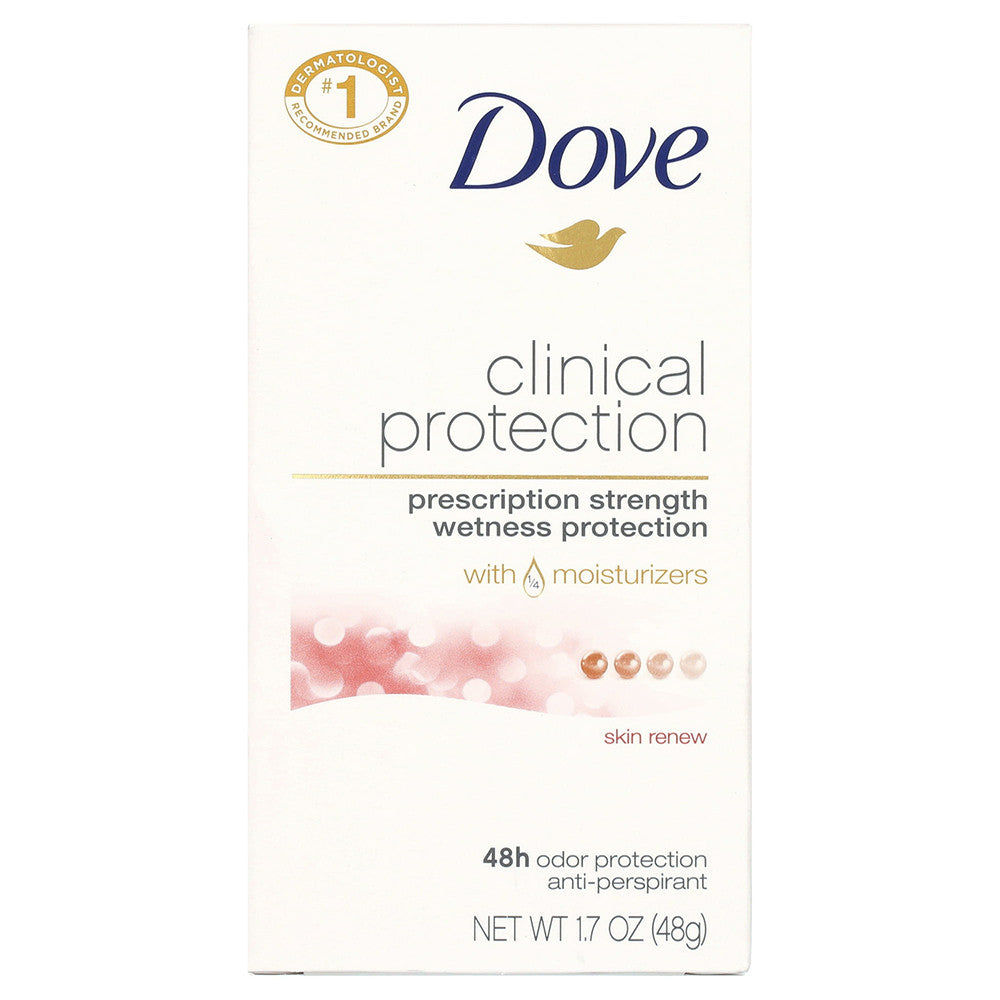 Dove Clinical Protection Clear Tone Skin Renew Anti-Perspirant Deodorant, 1.7 OZ